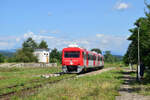 783 231-7 verl�sst Faget Teleajen als R 10252 Maneciu  - Ploiesti Sud.