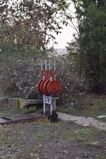 Stellwerk des Personenbahnhofs Giurgiu, gesehen am 15.10.2016.