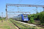725 014-8 rauscht am Halta Basarab vorbei in Richtung Bucuresti Nord.

Bukarest 03.08.2026
