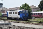 Diesellok 0 60 0718-6 manövriert am 19.06.2016 im Bahnhof Targu Mures