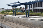 Modernisirungsarbeiten im Bahnhof Targu Mures am 19.06.2016.