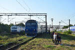 641 384-8 f�hrt mit dem R 9001 Bucuresti Basarab - Rosiori Nord in Halta Basarab ein.