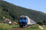 65-0989-7 mit dem D 1741 (Bucuresti Nord Gara A-Satu Mare) bei Lacu Crisului 2.9.16