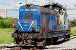 92 53 0800054-4 RO SNTCF rangiert in Brasov hin und her am 2.6.25.