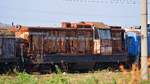 Im Abstellbahnhof Ploiesti standen am 29.09.2017 mehrere Dieselloks abgestellt.