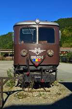 Diese E-Lok Baureihe 1099, ehemals ÖBB steht ausgestellt im Bahnmuseum Viseu de Sus.
Foto vom 14.09.2017