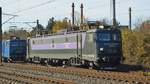 E-Lok91-53-0-401019-1 der Tim Rail Cargo abgestellt am 04.11.2018 im Bahnhof Bucuresti Baneasa.