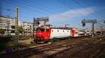 Am Nachmittag des 09.08.2019 verließ die 41-0892-4 den Buarester Nordbahnhof mit Doppelstockgarnitur.