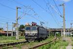 410 112-3 rangiert in Ploiesti in Gleis 5.