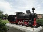 Museum der ehem. Lokomotivenfabrik Resita am 03.05.2013. Lokomotive 704-209 war nur 80 PS stark. Es ist eine der wenigen Dampflokomotiven mit Schlepptender die auf rumnischen Schmalspurbahnen fuhr.