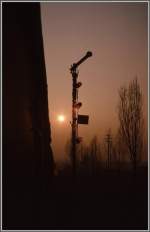 Kurz vor Sonnenuntergang auf dem Weg von Sibiu nach Arad.