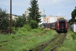 Regiozug, gezogen von der 0 060 0838-2 verlässt am 19.06.2016 den Bahnhof Targu Mures in Richtung Deda.