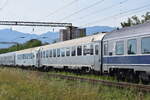 Im Zugverband des IR 1680 Constanta - Brasov liefen auch 2 B10ee in grauer Lackierung mit.