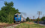 60 1272 mit dem R 5467 (Bacau - Piatra Neamt) bei Podoleni 13.8.24
