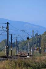 Strecke 300 (Abschnitt Bucuresti-Brasov) zwischen Campina und Comarnic.