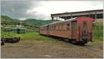 Werksgelände Calea Ferata Ingusta von Georg Hocevar in Criscior. Viel schmalspuriges Wagenmaterial und auch Loks stammen aus Österreich, wie diese Wagen von der Mariazellerbahn. (17.06.2017)