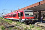 628 337 steht als R 11479 Ploiesti Sud - Urziceni in Ploiesti Sud bereit.