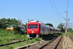 783 210-1 steht in Ploiesti Sud abgestellt.