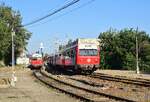 Hinter 614 029-6 steht 614 022-1 welcher sich in einer Stunde als R 10287 Titan Sud - Oltenita auf den Weg macht.

Bukarest 02.08.2026