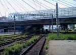 Ausfahrt aus dem Nordbahnhf Bukarest am 08.06.2014.