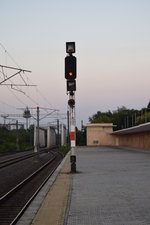 Hauptsignal im Bahnhof Bucuresti Baneasa fotografieret am 21.08.2016