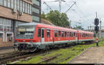 Interregional Calatori (IRC) 628 493 am 9. Juli 2018 als Regio Huedin - Cluj-Napoca bei der Einfahrt im Endbahnhof.