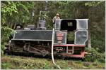 Auch 764.243 braucht Wasser und so wird der nächste Bergbach angezapft. (15.06.2017)