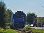 Diesellok 92-53-0-641219-6 mit IR-Garnitur nach Bukarest am Mittag des 11.09.2017 kurz nach der Abfahrt aus Bahnhof Targu Mures