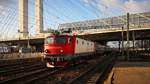 Die 91-53-0-410108-1 fährt am Nachmittag des 04.01.2019 in den bukarester Nordbahnhof ein.