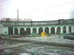 der ehemalige Lokschuppen von Belorussischen Bahnhof in Moskau