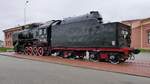 Gueterzug-Dampflok CO17-2286 im Russischen Eisenbahnmuseum in St.