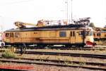 Ein Turmtriebwagen Typ LMV 000834 (ehemals SJ YCo6 1030, 1972 in 985 0834 umgebaut) am 02.08.1999 in Boden.