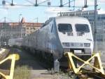 Hier ein X2000 der SJ, abgestellt am 18.8.2009 in Gteborg.