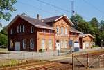 09.06.2007	Südschweden, der Bahnhof Mellerud am Vänern.