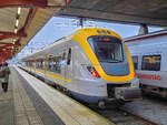 V�sttaagen Zug X61 403 steht in G�teborg C, 02.10.2026.