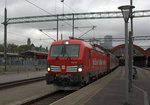 9180 6 193 253 der European Lokomotiv Leasing mit dem Snälltaget 3940 von Malmö nach Stockolm.