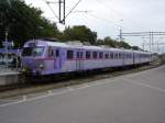 Ein X11-Triebwagen ist aus Malm kommend auf Gleis 1 am 11.07.2007 gegen 16.30 eingetroffen.