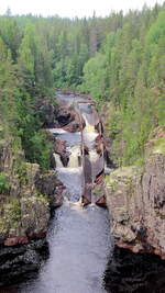 Der Wasserfall bei Ämån am 30.