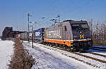 Lokomotive 241 003 am 12.02.2021 in Duisburg