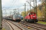 241.009 Hectorrail  Moneypenny  & DB 261 069-9 in Hamburg Harburg, April 2026.