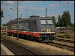 241 007 von Hectorail abgestellt in Krefeld Hbf, 27.07.2010