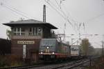 Hectorrail 241.006  Clarissian  am 3.11.12 mit einem KLV in Ratingen-Tiefenbroich.