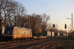 Hectorrail 241.010 am 12.12.13 mit einem KLV in Ratingen-Lintorf.