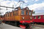Die Da 109 steht am 12. September 2015 im Eisenbahnmuseum von Gävle. Eine Besonderheit an dieser Lok ist der Holzkasten.
