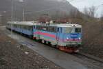 Rc6 1332 mit dem Personenzug Narvik - Lule am 29.10.2005 in Abisko Turist.