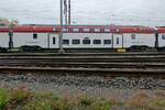Mittelwagen S-ABTR 94 74 0701 254-3 für die schwedische Bahngesellschaft  Tåg i Bergslagen  am 24.09.2022 im Stadler-Werk in Erlen.