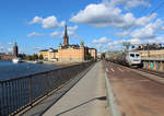 Stockholm ist für seine wunderbare Lage am Wasser bekannt.