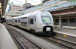 SJ X40 3719 als SJ 259 nach Linköping am Morgen des 02.05.2018 abfahrbereit am Gleis 12 in Stockholm C.