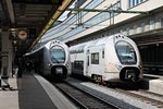 Am 29.05.2015 standen SJ X40 3311 nach Linköping und SJ X40 3312 in der Centralstation von Stockholm und wartetet auf die Abfahrt.