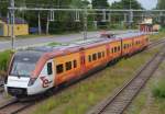 ABT 9005 X54 A 200 zur Einfahrt zum Bahnhof Lindesberg/Schweden.